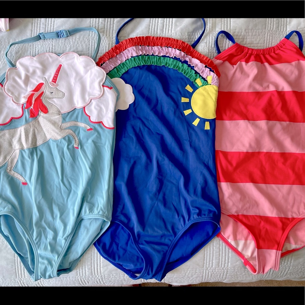 Mini Boden girls swim Bundle